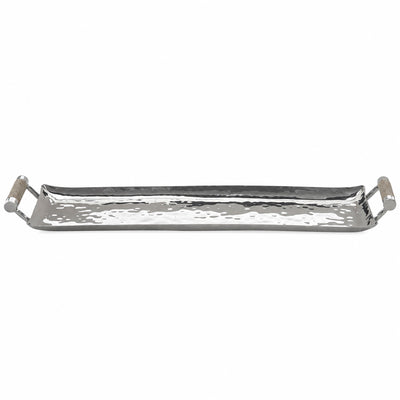 20 x 6 Forged Sq SS Tray Shagreen Handles