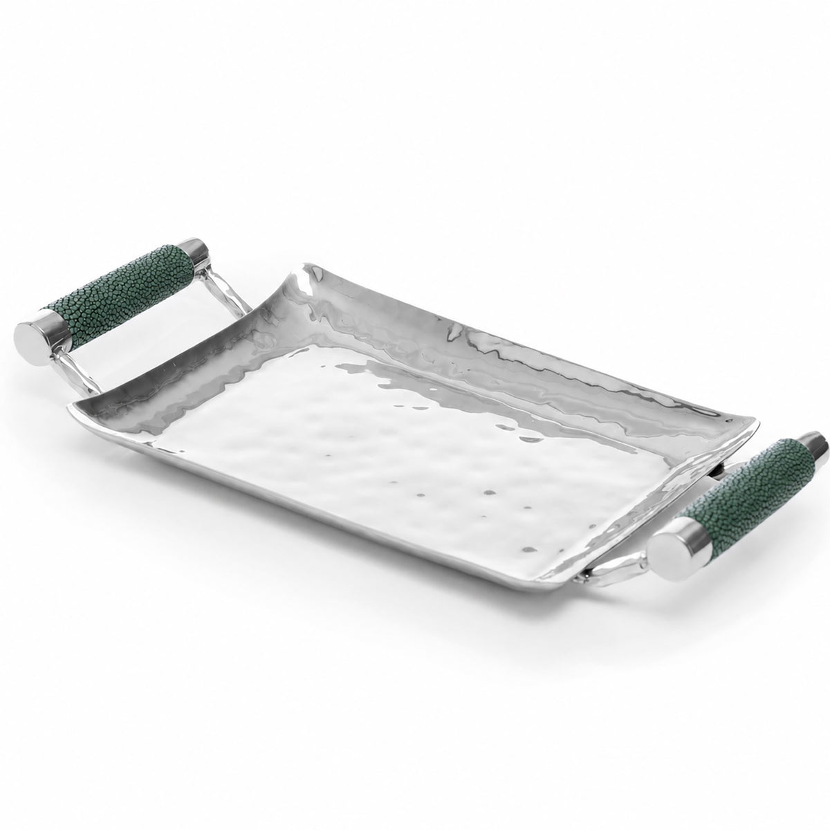 8 x 6 Forged SS Tray Shagreen Handles
