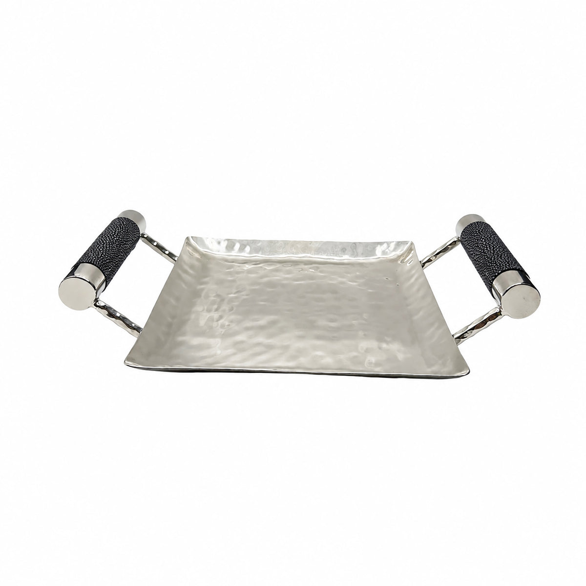 8 x 8 Forged SS Sq Tray Shagreen
