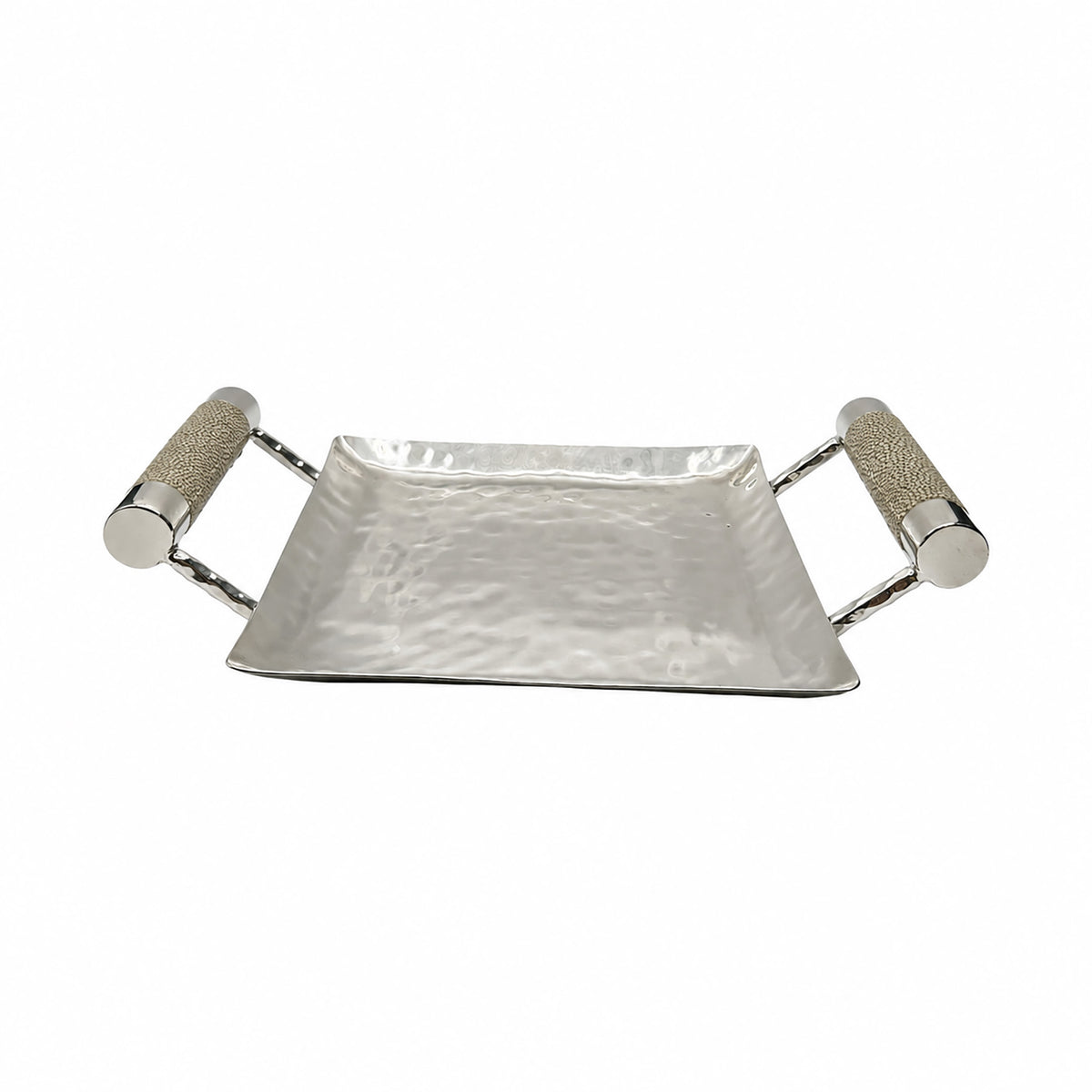 8 x 8 Forged SS Sq Tray Shagreen