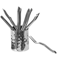 SSB35 Hand Forged SS App Fork Set Root Style