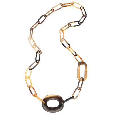 CTN109 Honey Horn Link Necklace
