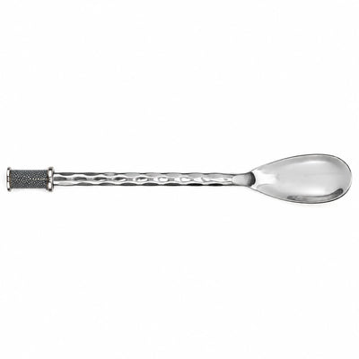 Hand Forged SS Spoon Shagreen Inlay