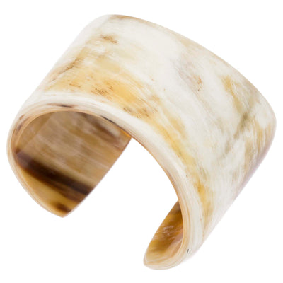 CTB145 Natural Horn Tapered Cuff