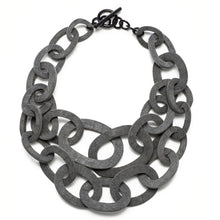 CTN091 Matt Horn Short Link Necklace