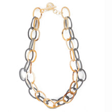 CTN126 Natural Horn Double Necklace