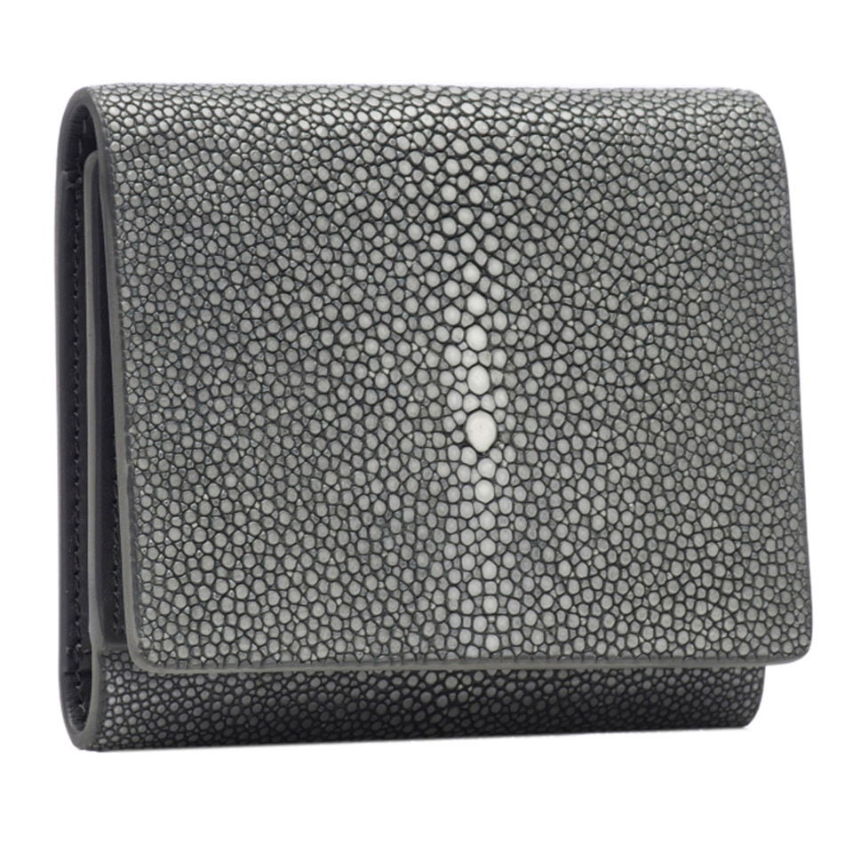 Evan Shagreen Tri-Fold Wallet