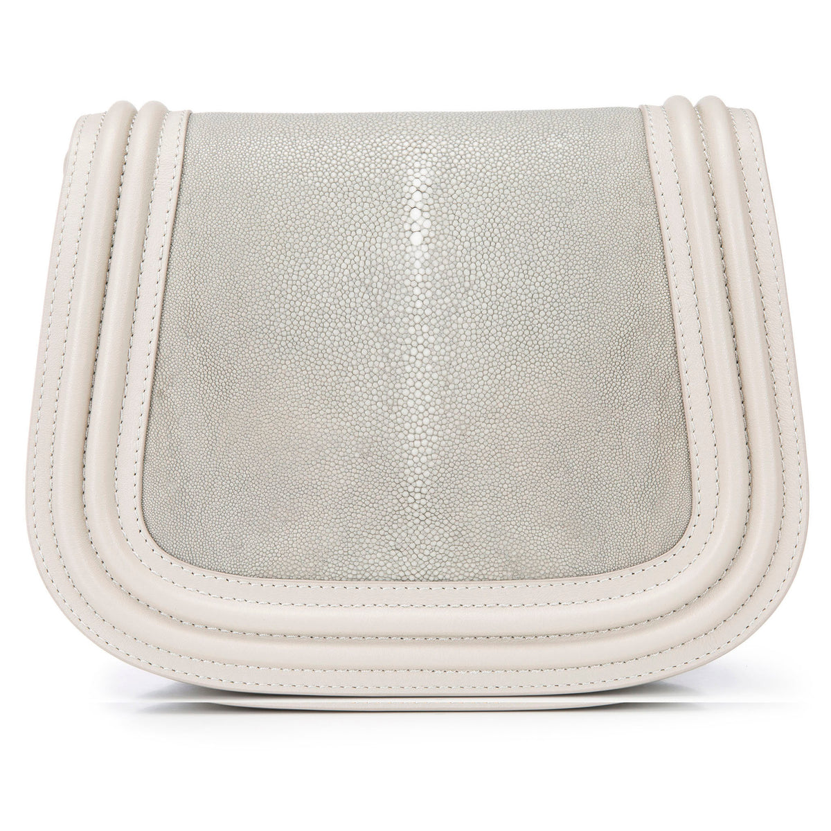 Hazel Classic Saddle Bag Shagreen