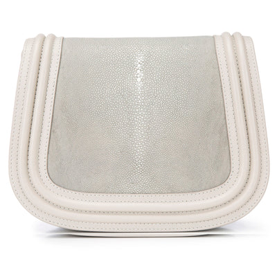 Hazel Classic Saddle Bag Shagreen
