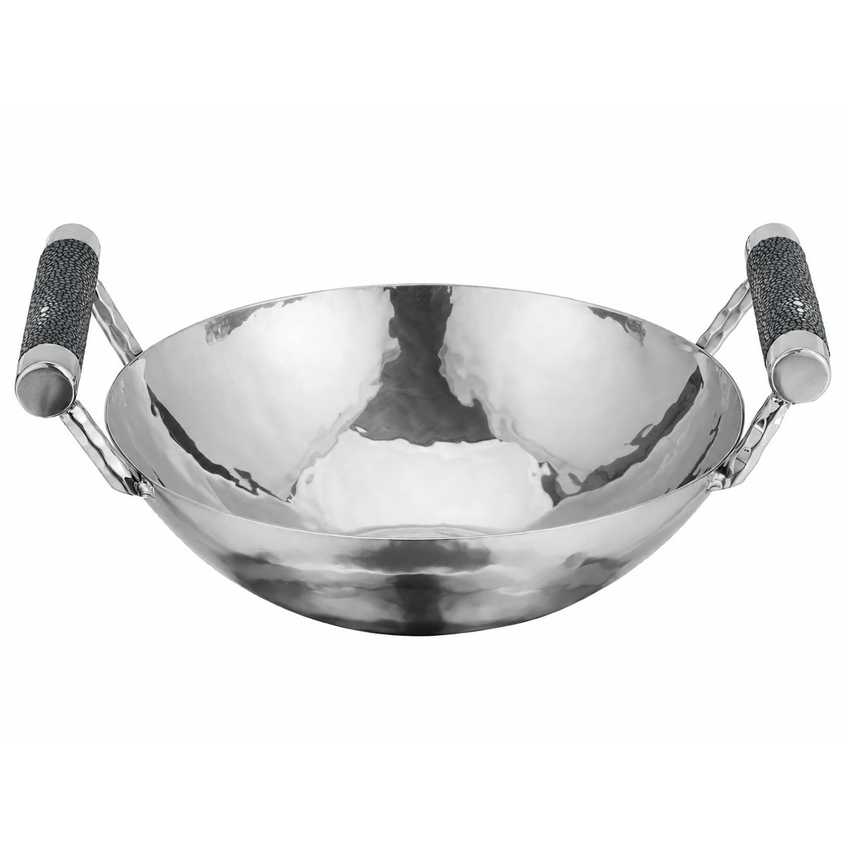 8 in Forged SS Bowl  Shagreen Handles