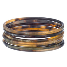 CTB102 Dark Horn Bangle Set of 7