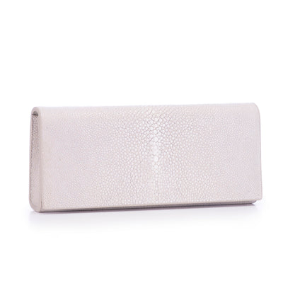Cleo Shagreen Clutch