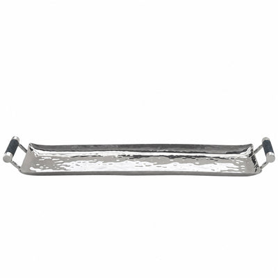 20 x 6 Forged Sq SS Tray Shagreen Handles