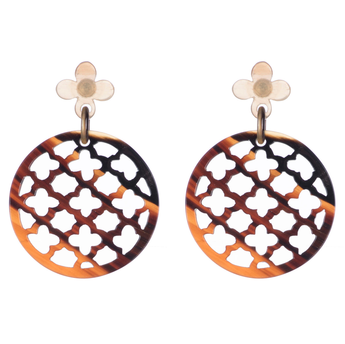 CTE52 Honey Horn Carved Lattice On Post