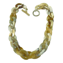 CTN149 Genuine Horn Curb Link Necklace