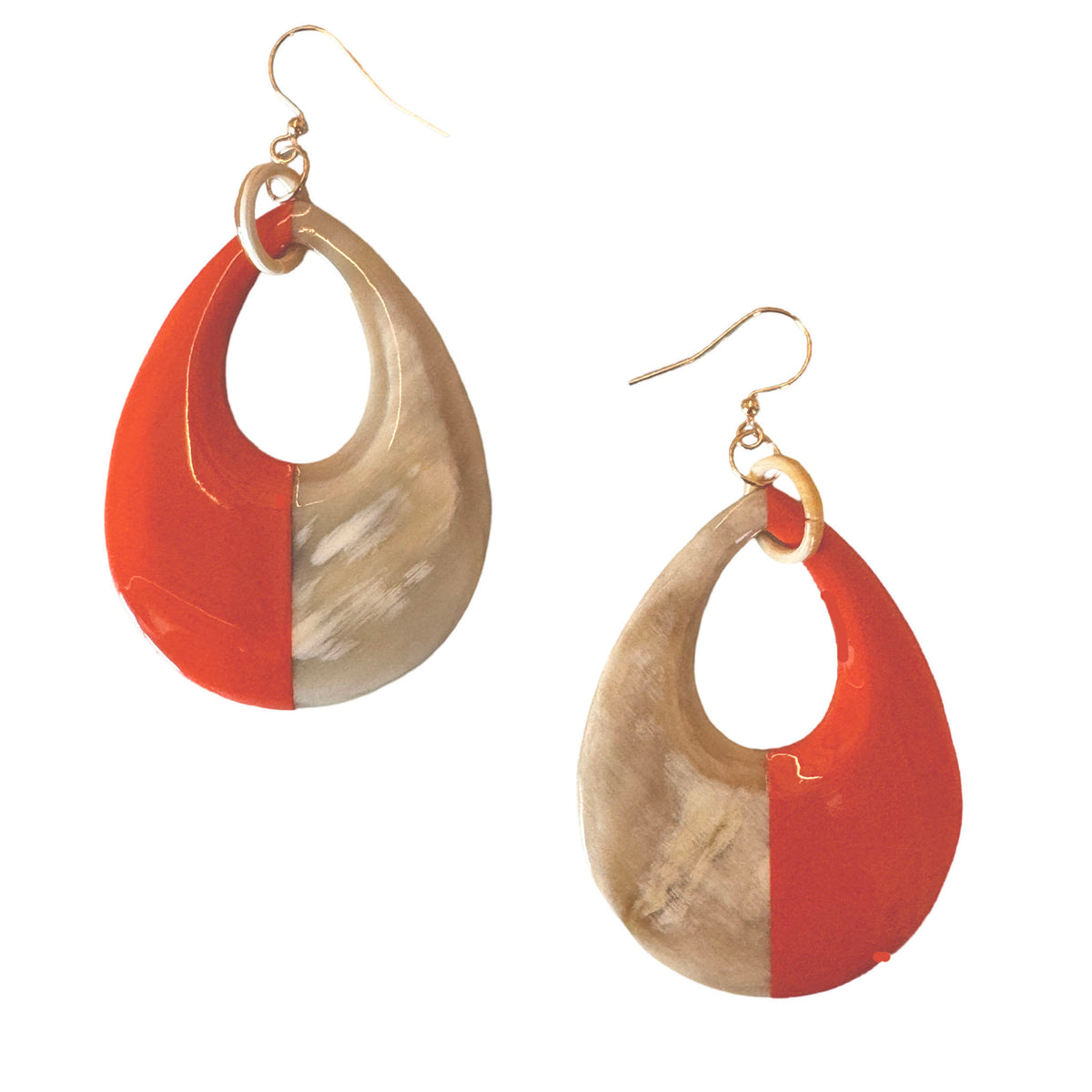 CTE123-O Horn Oval With Lacquer On Wire