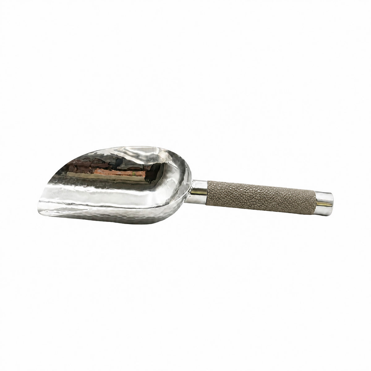 Hand Forged SS Scoop Shagreen Handle