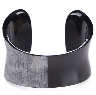 CTB174  Concave Natural Horn Cuff