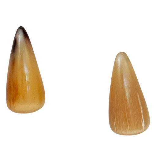 OSE11 Mixed color natural horn drop