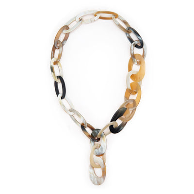 CTN127 Horn Link Necklace