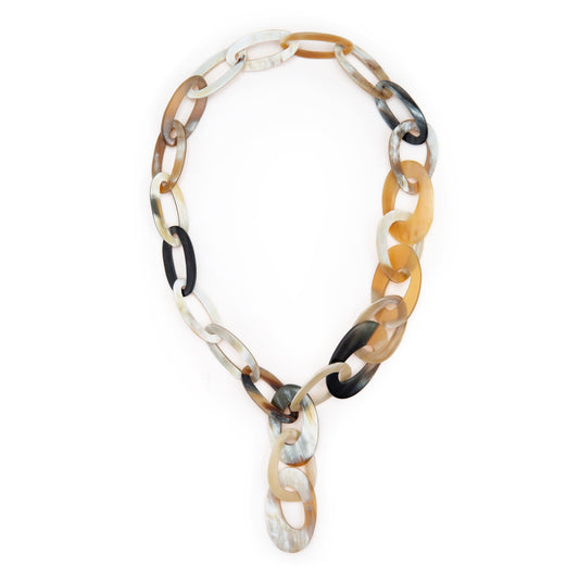 CTN127 Horn Link Necklace