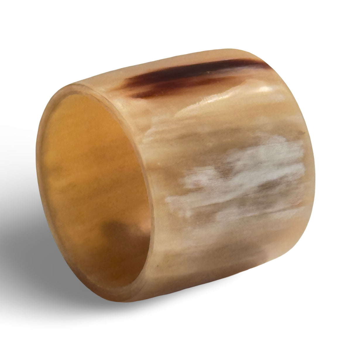 OSH05 Light Natural horn napkin rings