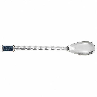 Hand Forged SS Spoon Shagreen Inlay