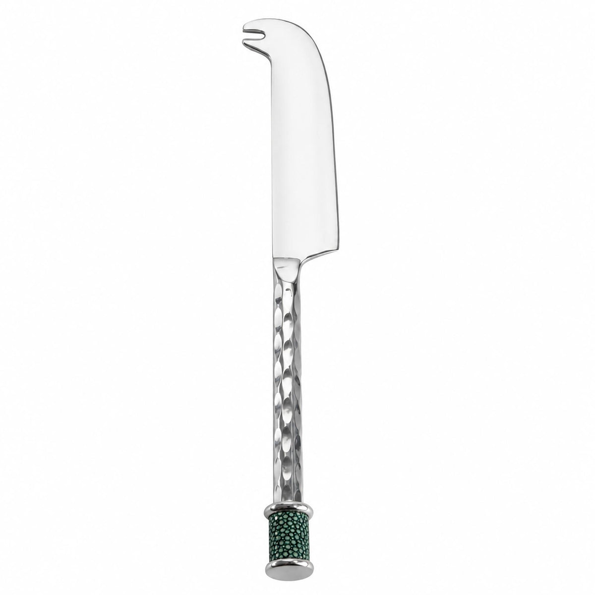 Forged SS Cheese Knife Shagreen Inlay