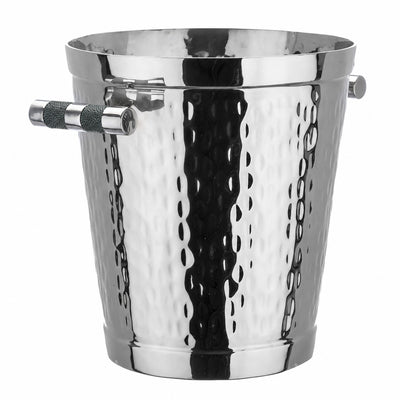 Forged SS Wine Bucket Shagreen Inlay