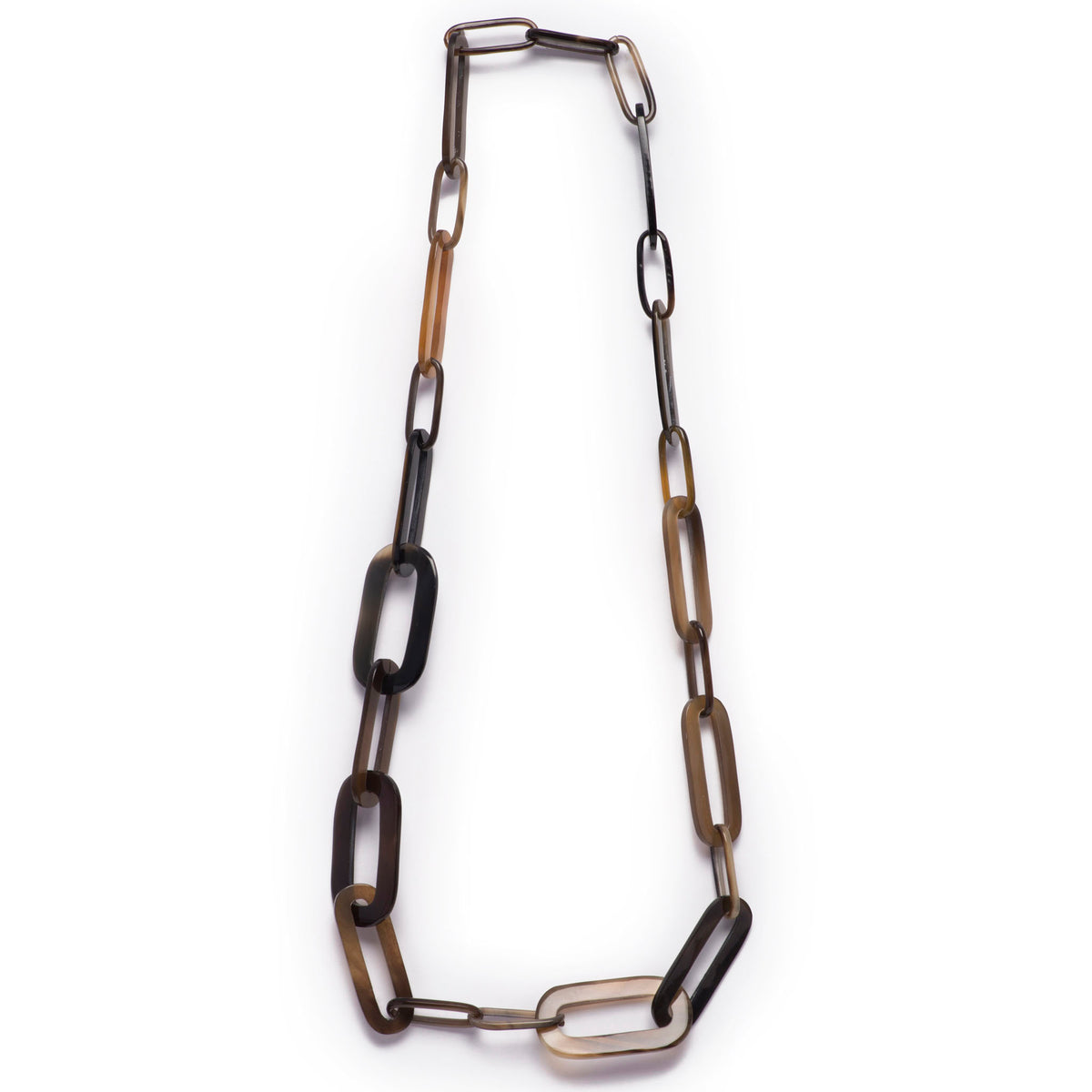 CTN124 Honey Horn Thin Link Necklace