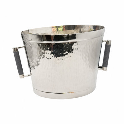 Forged SS Oval Bev Bucket Shagreen Handle