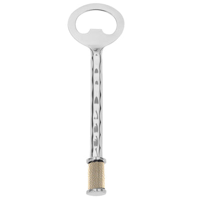 Forged SS Bottle Opener Shagreen Inlay