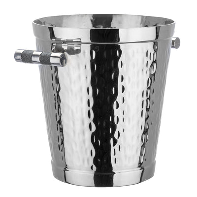 Forged SS Wine Bucket Shagreen Inlay