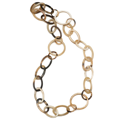 CTN002 Natural Horn Link Necklace