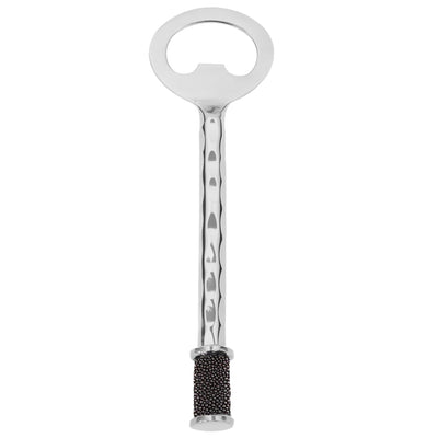 Forged SS Bottle Opener Shagreen Inlay