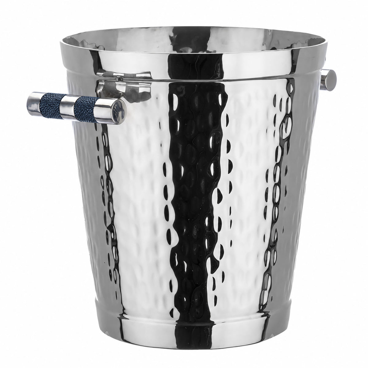 Forged SS Wine Bucket Shagreen Inlay
