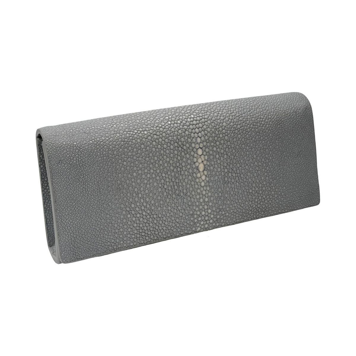 Cleo Shagreen Clutch