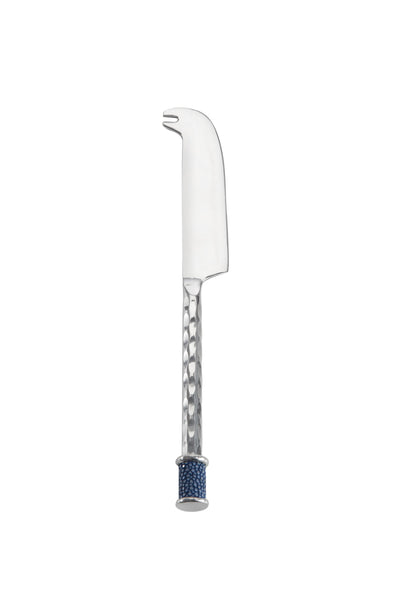 Forged SS Cheese Knife Shagreen Inlay