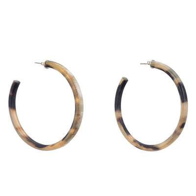CTE10 Natural Horn Hoop On Post