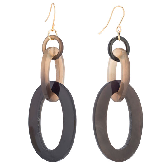 CTE24 Honey Horn Drop Oval On Wire