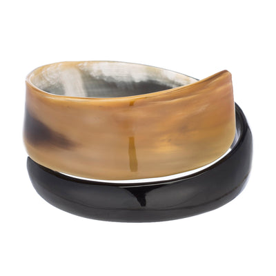 CTB131 Natural Horn Wrap Bangle
