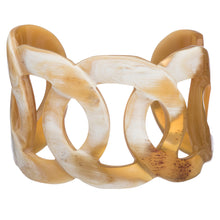 CTB136 Natural Horn Carved Cuff