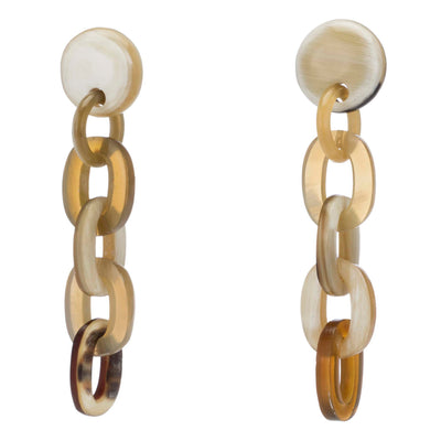 CTE31 Natural Horn Light Color Links On Post