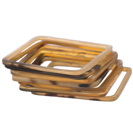 CTB042 Horn Square Bangle Set