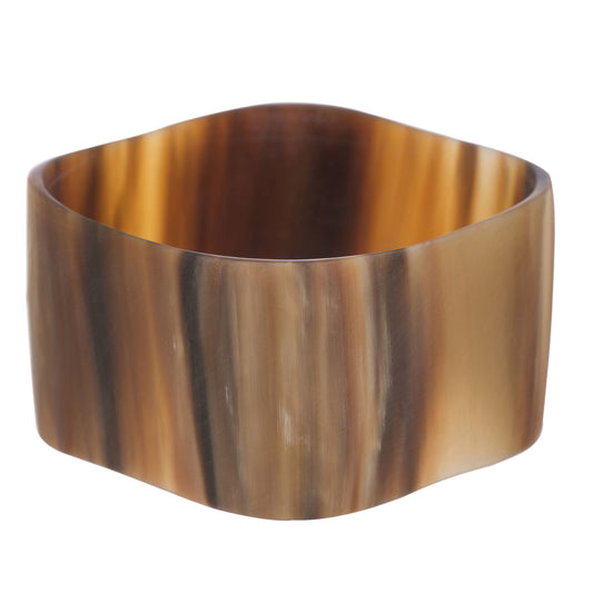 CTB056 Square Natural Horn Bangle