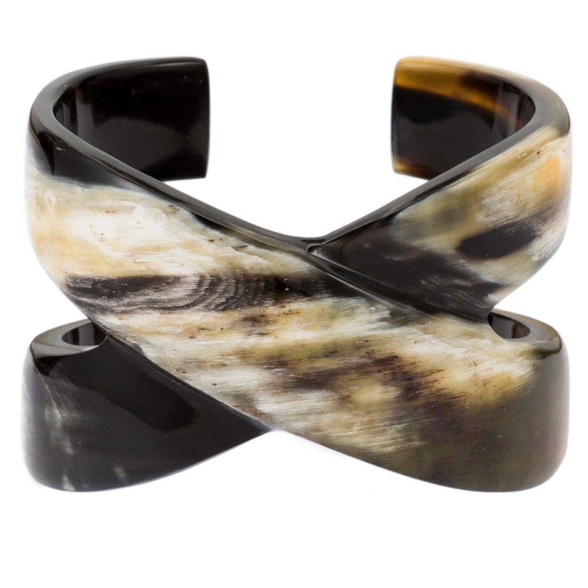 CTB146 Natural Horn X Cuff