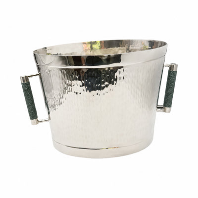 Forged SS Oval Bev Bucket Shagreen Handle