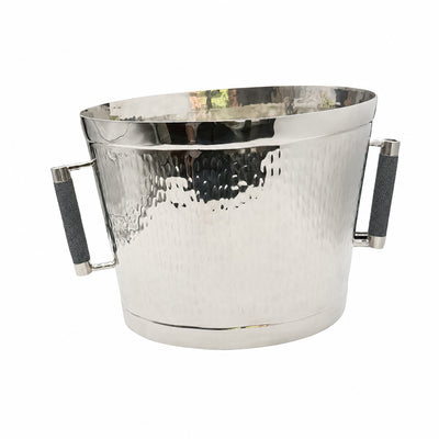 Forged SS Oval Bev Bucket Shagreen Handle