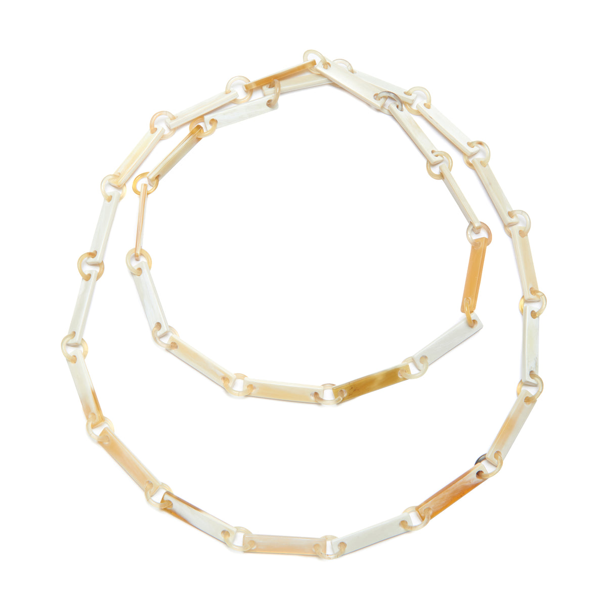 Horn Flat Link Necklace