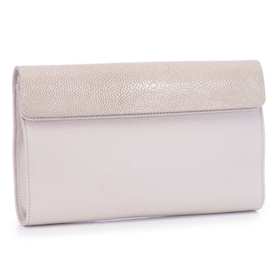 Holly Large Fold Top Clutch with Chain